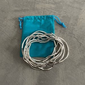 NWT Infinity Silver Plated Extra Long Layering Necklace Or Bracelet